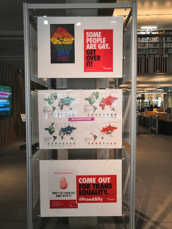 UR_Library's tweet photo. Happy Pride Month! If you're on campus, check out our Pride display in the library foyer! #pride #LGBTQ #PrideMonth https://t.co/kCpaqru0ys