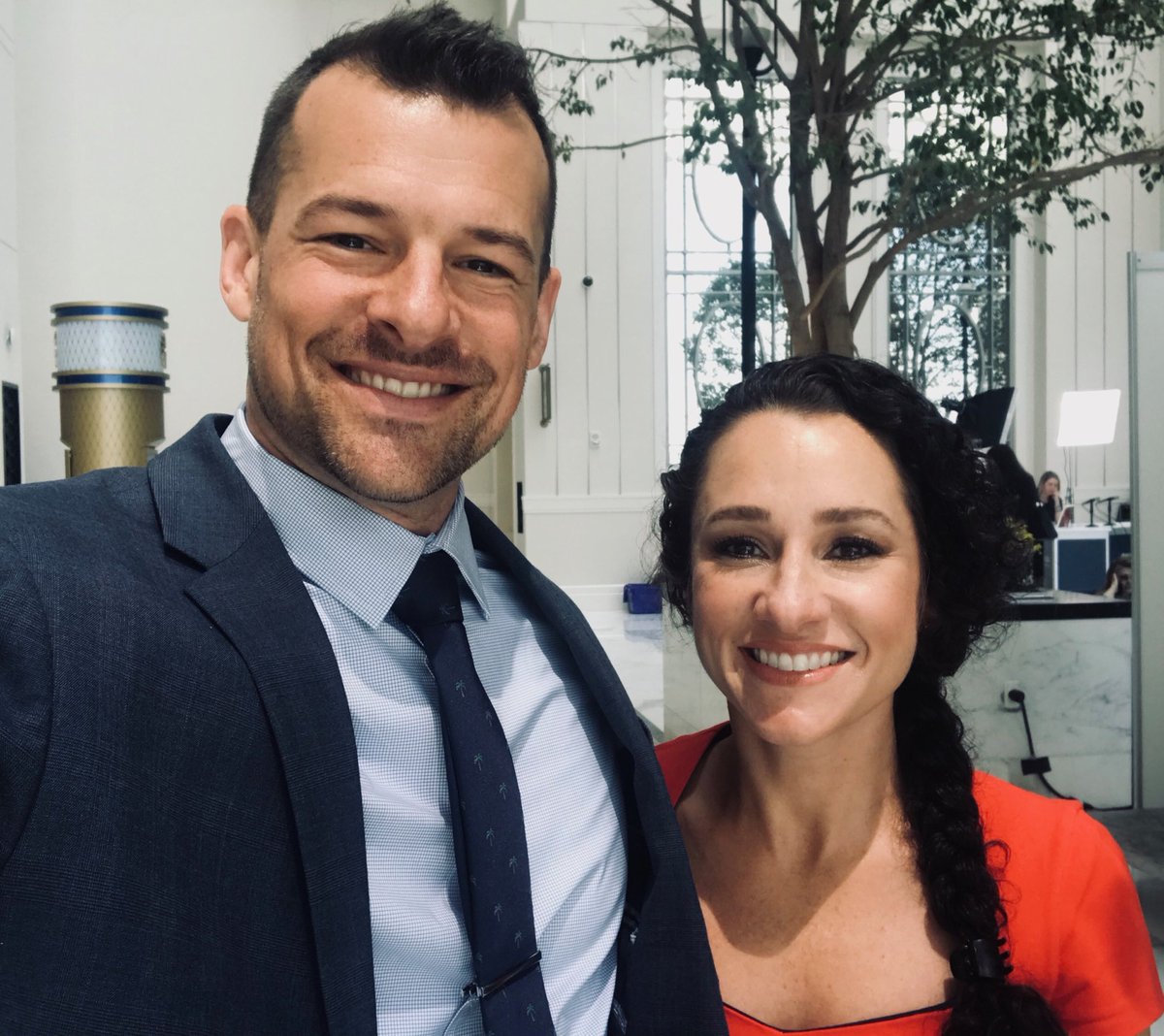 Molly and I are going live with the podcast #TeachingKeating in the Potomac ballroom at 2 PM! Grab a drink and come hang with us! #MSC2019 #BoldSchool