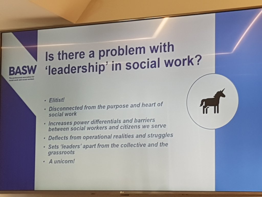 RobinUoBham's tweet photo. Elitist, disconnected, unequal and distant: is this how many see leadership in social work? asks @ruthallenonline @BASW_UK #SWLeadership @SocialWorkUoB https://t.co/gHXo62dSCa