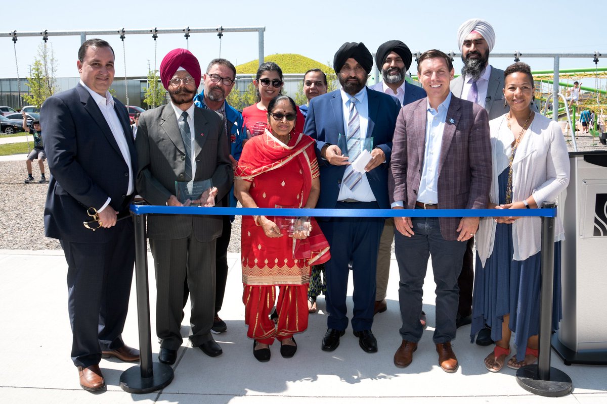 CityBrampton's tweet image. Thank you to all who joined us at the official opening of Komagata Maru Park on June 22! This event was the first Canadian commemoration of the #KomagataMaru incident outside of British Columbia. Bramptonians, descendants of the survivors of the ship, and dignitaries attended.