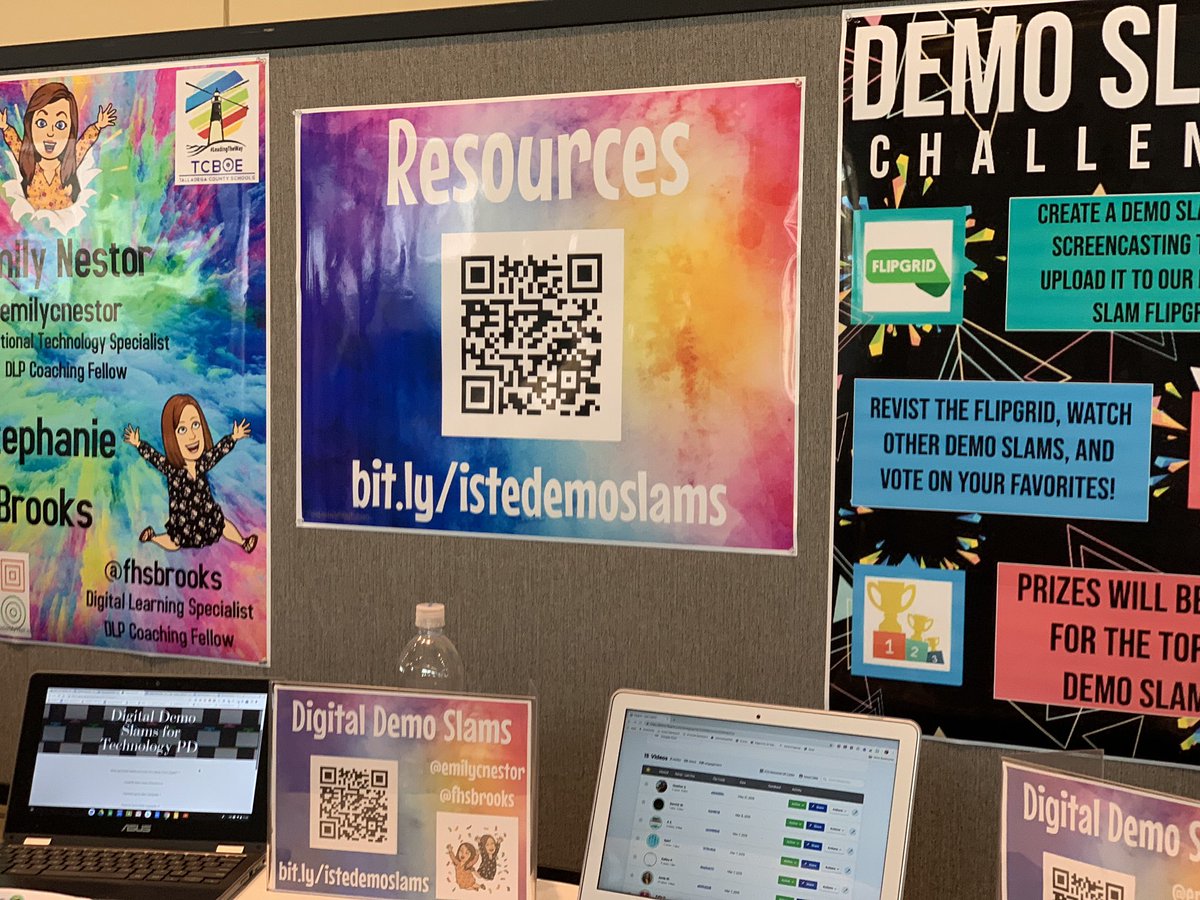 cwhinsch's tweet photo. Love the Poster Sessions At #ISTE19. Here’s one on Digital Demo Slams using #flipgrid thank you @emilycnestor and @FHSBrooks for sharing. https://t.co/70Plph0XwA #vbits @MrsNordwall https://t.co/dOB7o3ezME