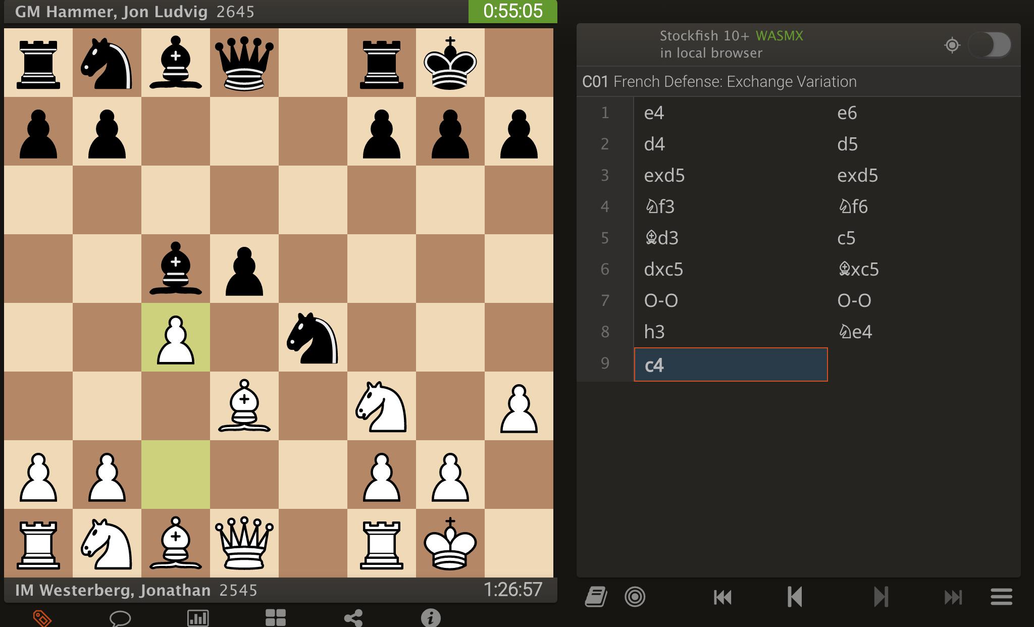 lichess.org on X: GM Jon Ludvig Hammer is playing IM Jonathan