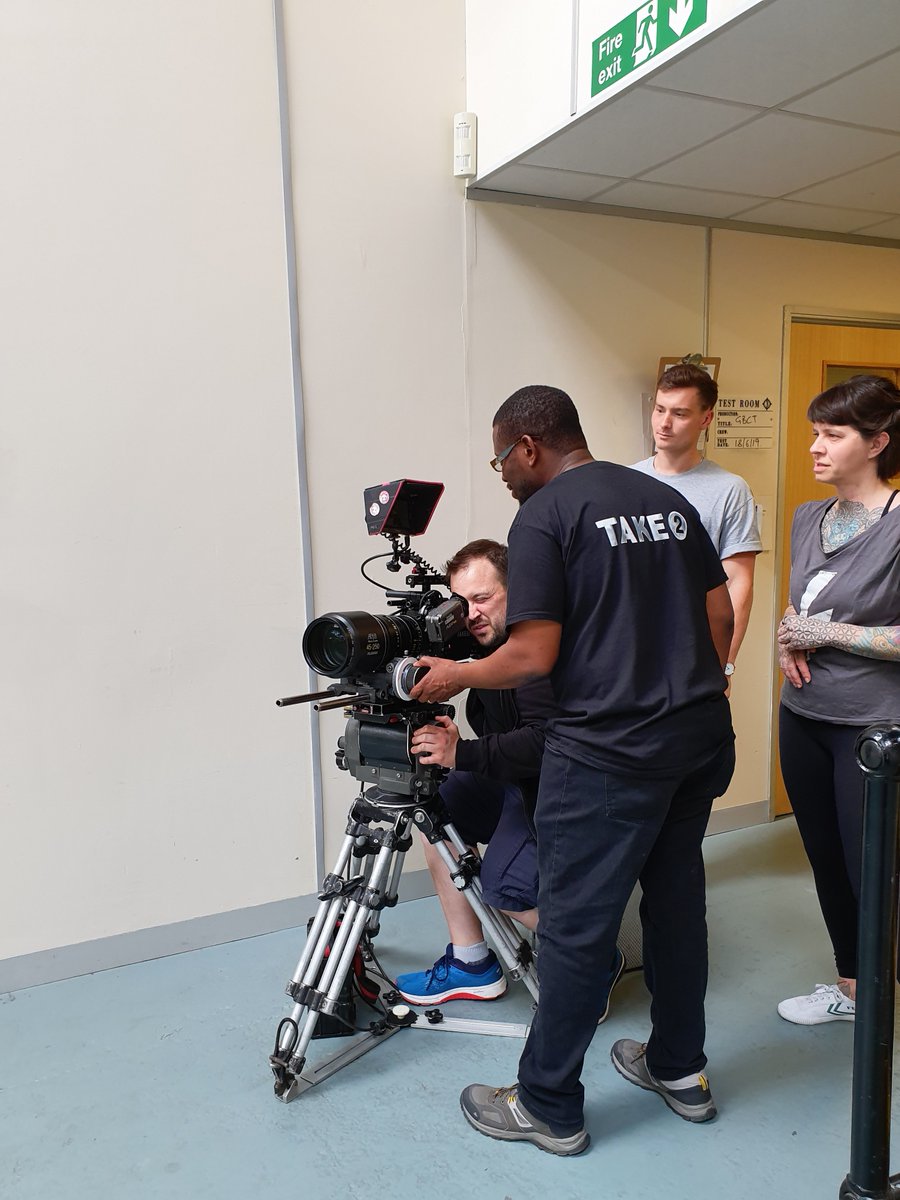 Take2FilmsUK's tweet photo. We were proud to support @TheGBCT Focus Pullers Workshop at our West London location last week. The four day course provided all attendees with an in-depth practical and theoretical understanding of the role and responsibilities of the Focus Puller #Take2Films #Training #GBCT https://t.co/jaCVeD2U57