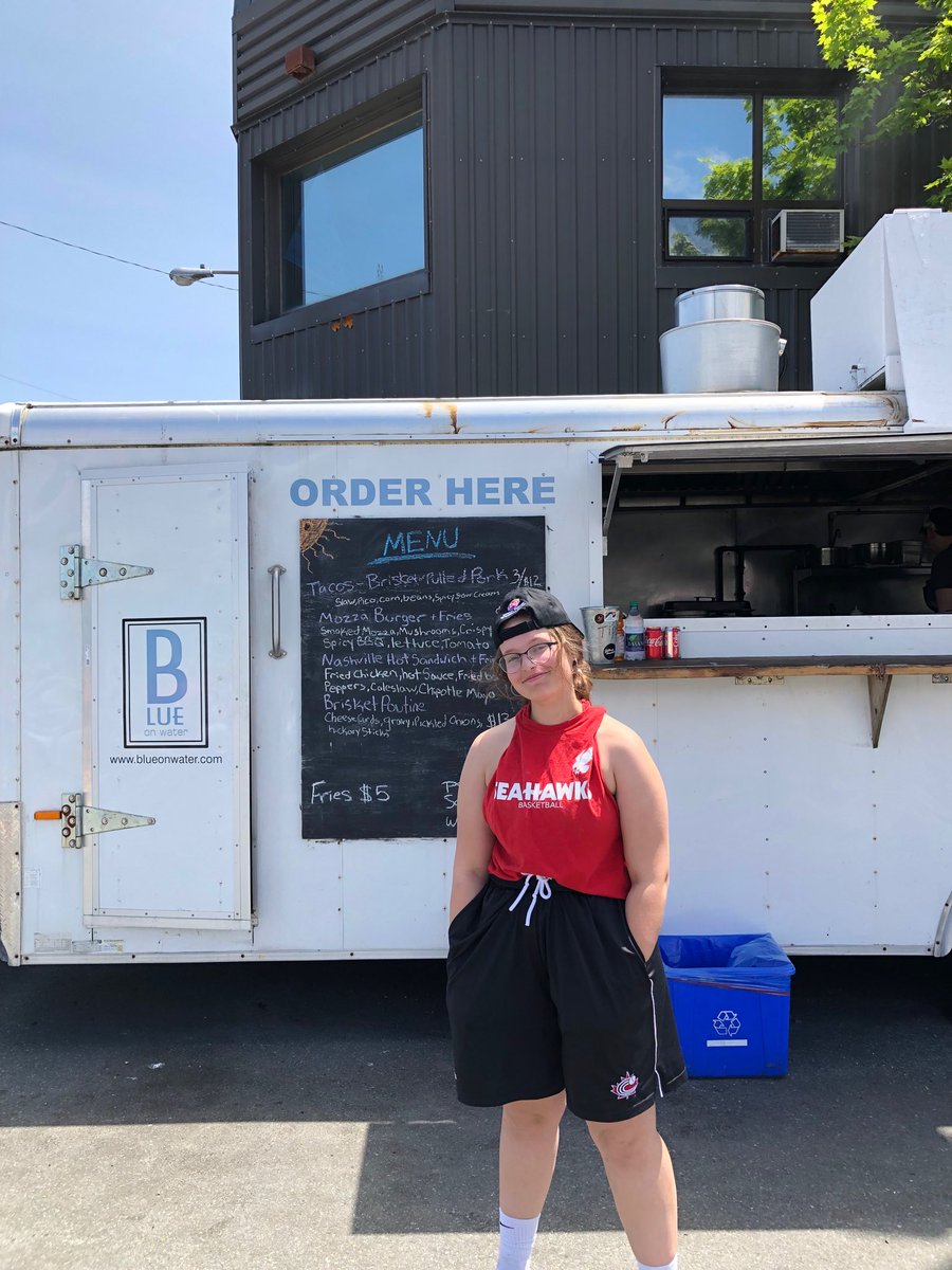MarkHealyNL's tweet photo. Lunch with @maddihealy at the #HitchenKitchen 1st timers... busy day working @StPatsBallPark https://t.co/uCP4nlIqBV