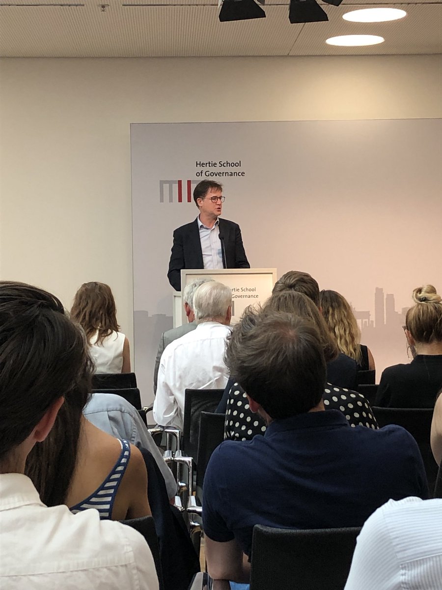 “#Facebook wants to be regulated” - Says Facebook’s VP for Global Affairs <a href="/nick_clegg/">nick_clegg</a> <a href="/thehertieschool/">Hertie School</a> #internetregulation