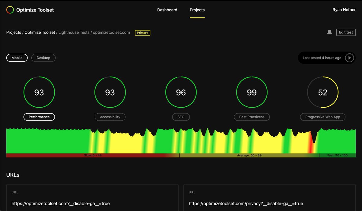 ryanhefner's tweet image. I’ve been dealing with some funky results from Lighthouse tests since June 1st, coupled with queues bugging out or not working at all, but think all those issues are finally behind me (at least for now).

More testing, but pushing for @OptimizeToolset’s initial launch soon!