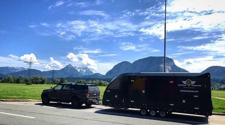 0006 BHL arriving in Tyrol, Austria📍🇦🇹 #supercartransport #coveredcartransport #enclosedcartransport #internationalcartransport #brianjamestrailers #bespokehandling #specialistlogistics #roadfreight #shipping #carlogistics #supercars #classiccars