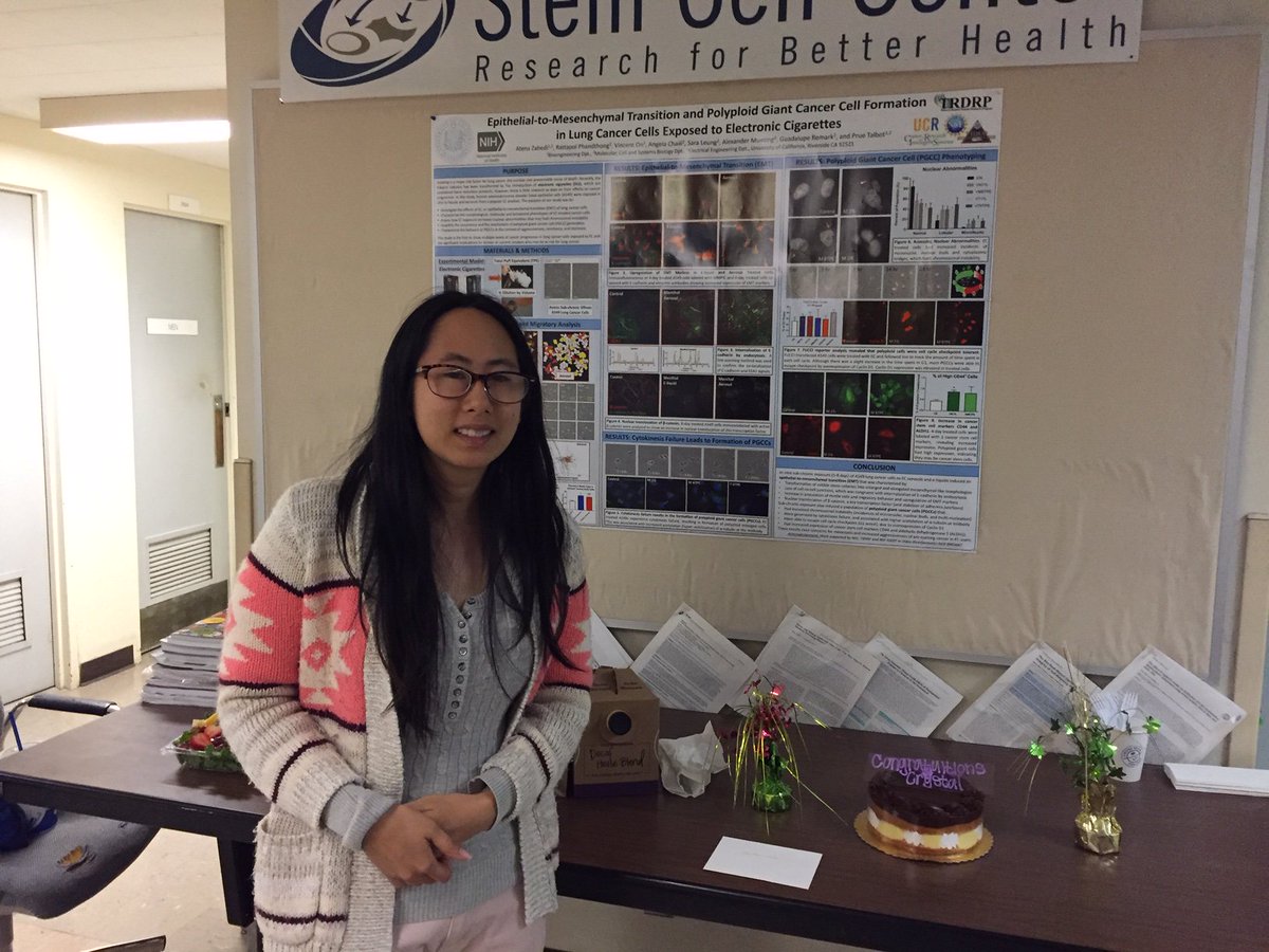 Talbot_Lab_UCR's tweet photo. Congrats to Crystal Hua, a graduate student from @Talbot_Lab_UCR , who received an Orion Grant Fund and Inland Empire Collaborative Scholarship! #TalbotLabUCR #ECigs @MyNHua https://t.co/6cCoGK4S3x