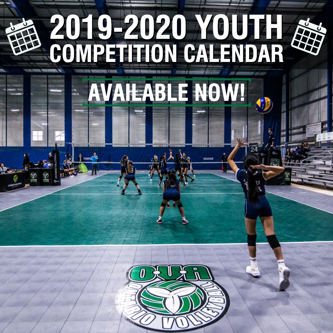 2019-2020 OVA Youth Competitions Calendar is now available! Click the link to see the schedule. ow.ly/KDxI50uLzVI