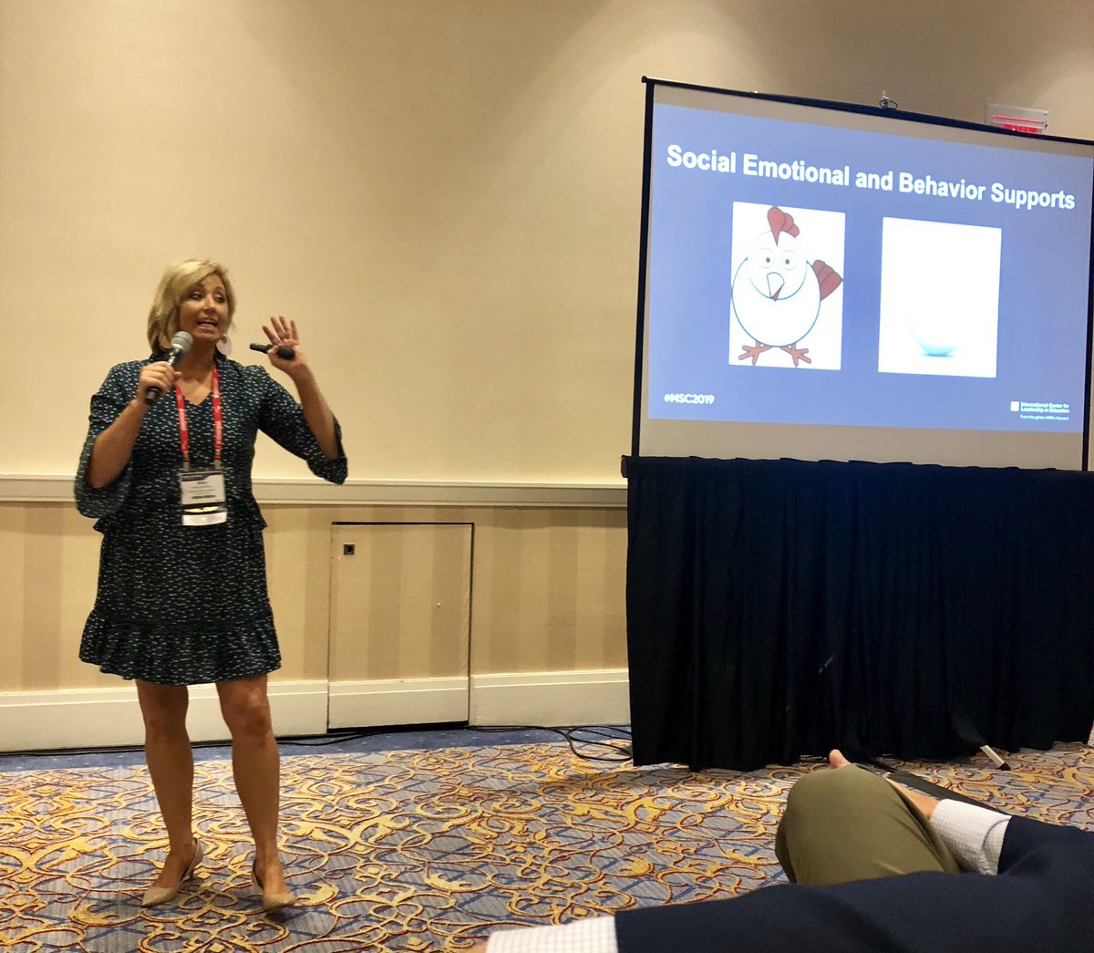 LSPearson626's tweet photo. @ToebbenAmy really in her wheelhouse. Love the passion she has for behavior supports!  #lpsleads #MSC2019 https://t.co/WhWmvZSUOj