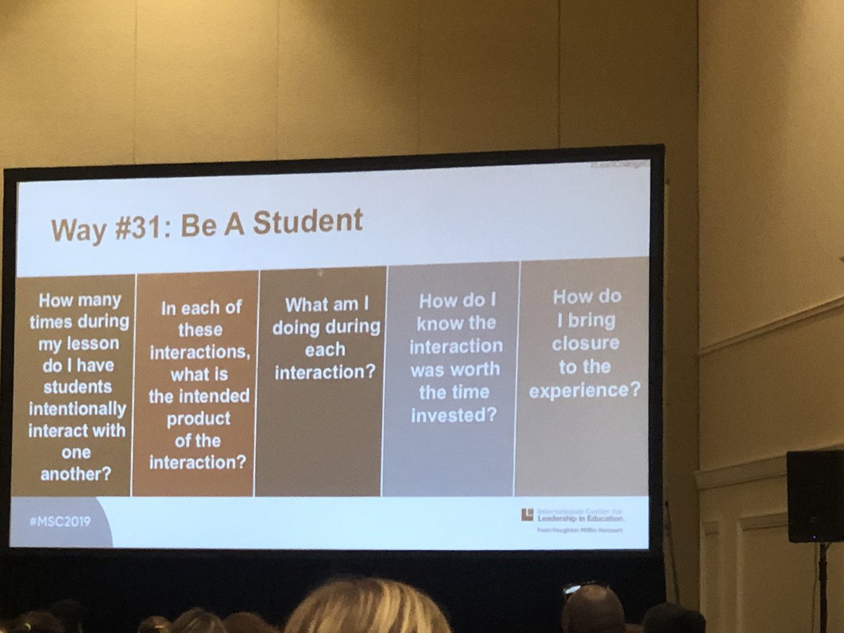 RimmerEdTech's tweet image. Challenge: be a student 4the whole day. What do U learn?! Things will...shock you...make you cry &amp;amp;make you celebrate. We don’t know what it is like 2 B a student in school. Pick a day in September now. Ask these q’s 📷 @adamddrummond #LeadChangeEd #msc2019 #EmpowerED @AGHoulihan