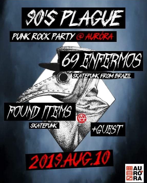 Hey beautiful Budapest 🇭🇺 !
We're playing with our buddies <a href="/Found/">Found</a> Items at @auróra on Saturday 10th August.