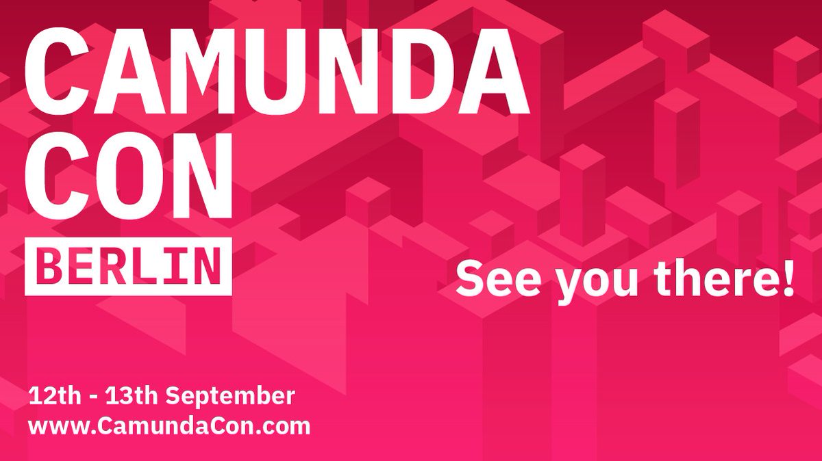 50 sessions, experts from LinkedIn to Lufthansa, even our own beer brand - can't miss #CamundaCon. Last chance for Early Bird Tickets until Friday camunda.com/about/press/ca… #workflow #Opensource #BPMN #Camunda