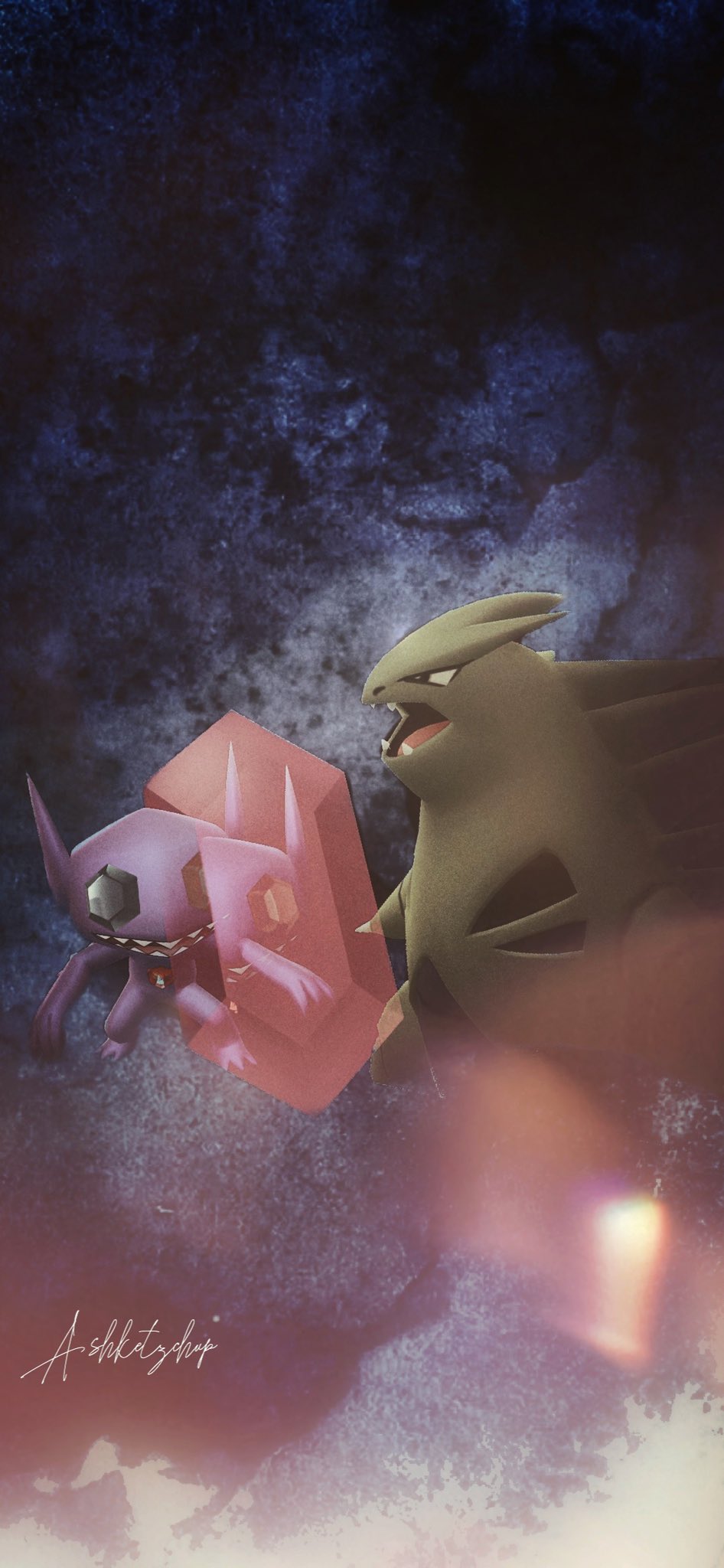 Download Pokémon Hydreigon VS Tyranitar Wallpaper  Wallpaperscom