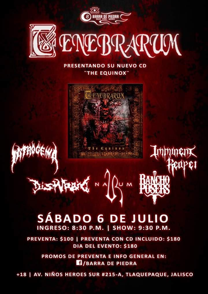 ImminentReaper's tweet photo. Próxima fecha, nos vemos en el show Headbangers!!!!

Next date.
See you at the show Headbangers!!!!

#Imminentreaper
#Metalmexico
#Barradepiedra
#Newalbumwallsofdeath https://t.co/TpbnMLfSps