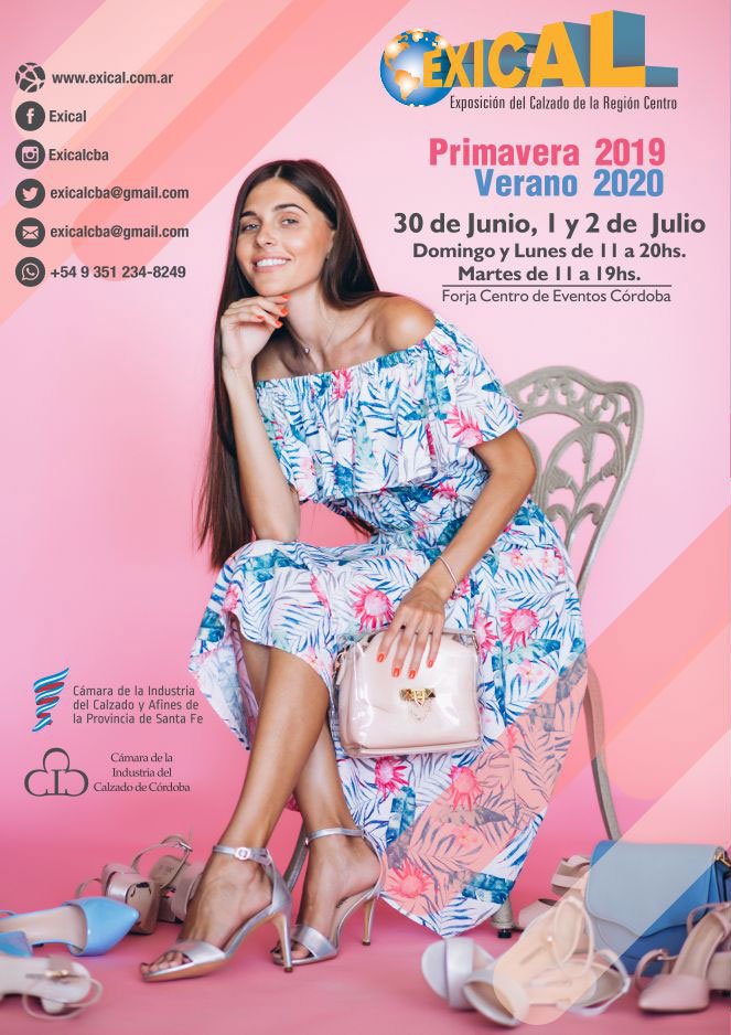 SomosLunaAr's tweet photo. Nuevamente vamos a estar exponiendo en @Exicalcba - #Córdoba presentando la nueva temporada de #Primavera #Verano2020. Encontranos en el STAND 101 😊
Forja Centro de Eventos #Exical #moda #evento #expo #carteras #bolsos #zapatos https://t.co/hrcoFhxo8A