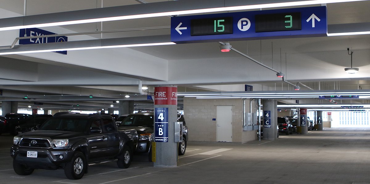 Austin-Bergstrom on Twitter: "The new @ABIA_Parking Blue Garage, with