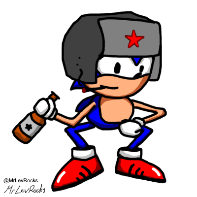 MrLevRocks's tweet photo. Developed from a bad joke on #SonicTimeCorruption 's development Discord server, I give you this! Based on a sketch by @WizBup . https://t.co/n5vEQ7uEGG