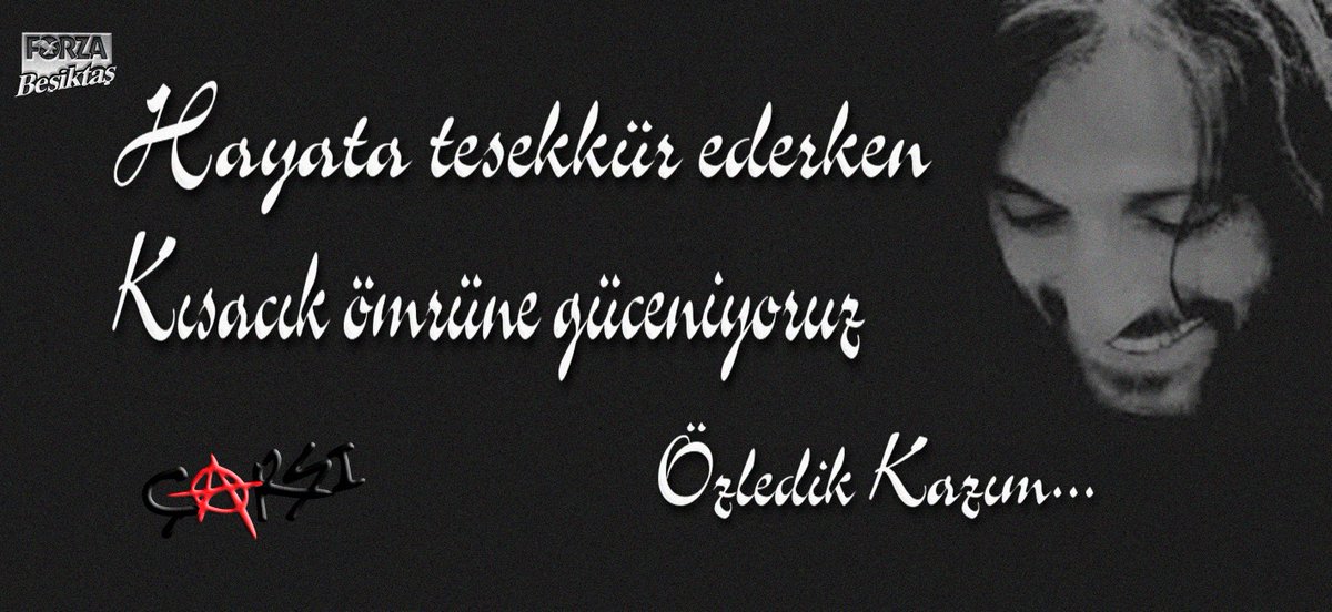 forzabesiktas's tweet photo. "Hayatım boyunca Türkiye'deki 
sistemle mücadele ettim. Sonunda fark ettim ki sistemle 
kanser aynı şey.."
#kazımkoyuncu https://t.co/p4CiqVcr4D