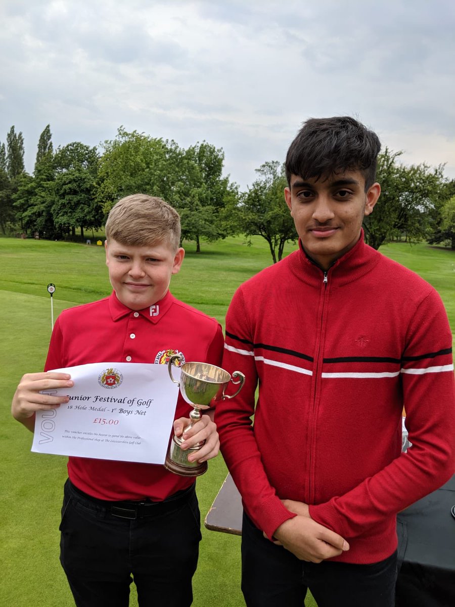 Junior Festival of Golf @ TLGC. Congratulations to TLGC members, Ben Ridgway for his hole in one at the 12 and Louis Bell for winning best net prize with a brilliant gross 86 net 63. <a href="/LeicesterGolfC/">Leicestershire GolfC</a> <a href="/L_RGU/">Leics & Rutland Golf</a> <a href="/engjuniorgolf/">England Junior Golf</a>