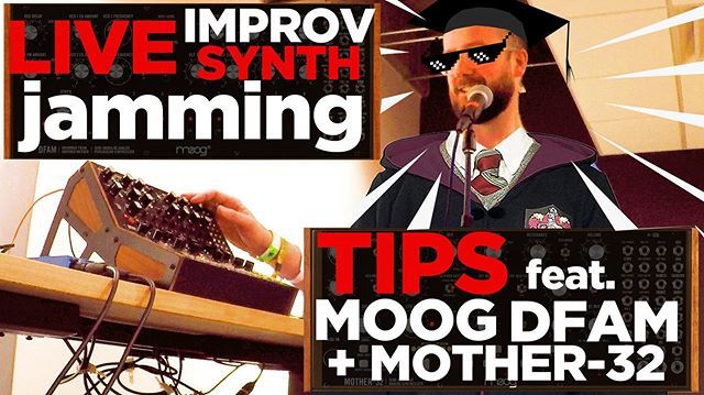 NEW VIDEO! My @moogfest workshop on live improvisation tips and tricks - both in general, and for the #Moog Mother &amp; #DFAM fam! youtu.be/wQm0_igpm2o (🔗in bio, instacrew) bit.ly/2X4uffM