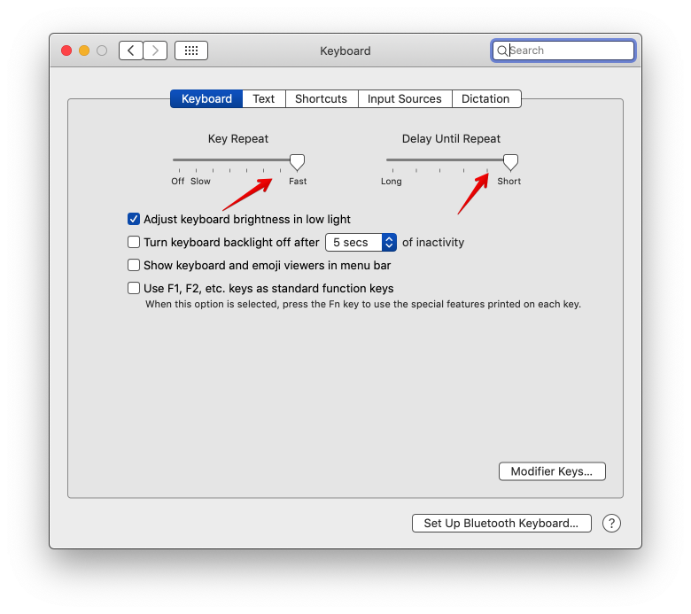 winston_yee's tweet photo. Speed up cursor movements for terminal and vim on mac. Thanks @chrisfujino https://t.co/sdLRMYIVve