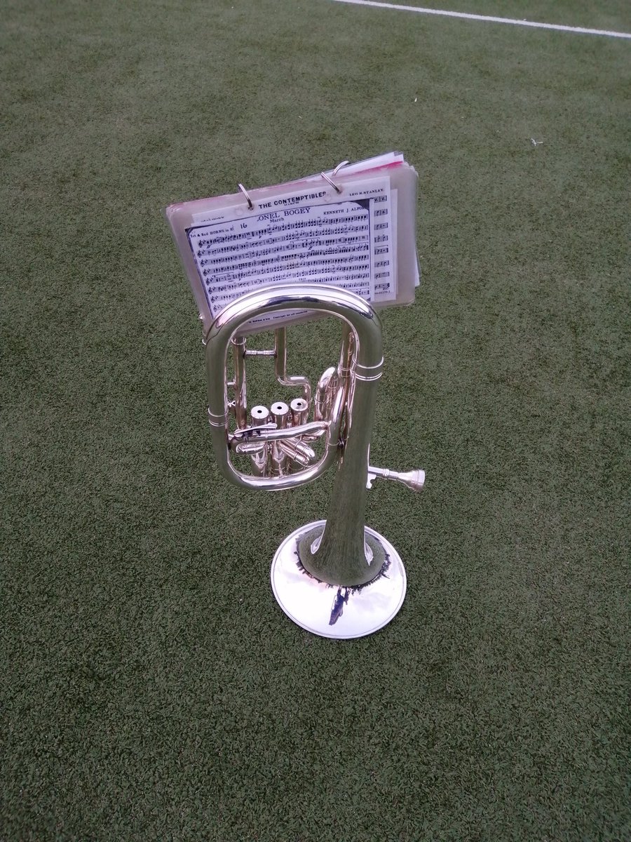 BandMurley's tweet photo. Lovely evening for a joint marching rehearsal with our mates from Dungannon Silver! #brassband #marching @Dungannonsilve1 @belfasttattoo https://t.co/4atmcnltLu