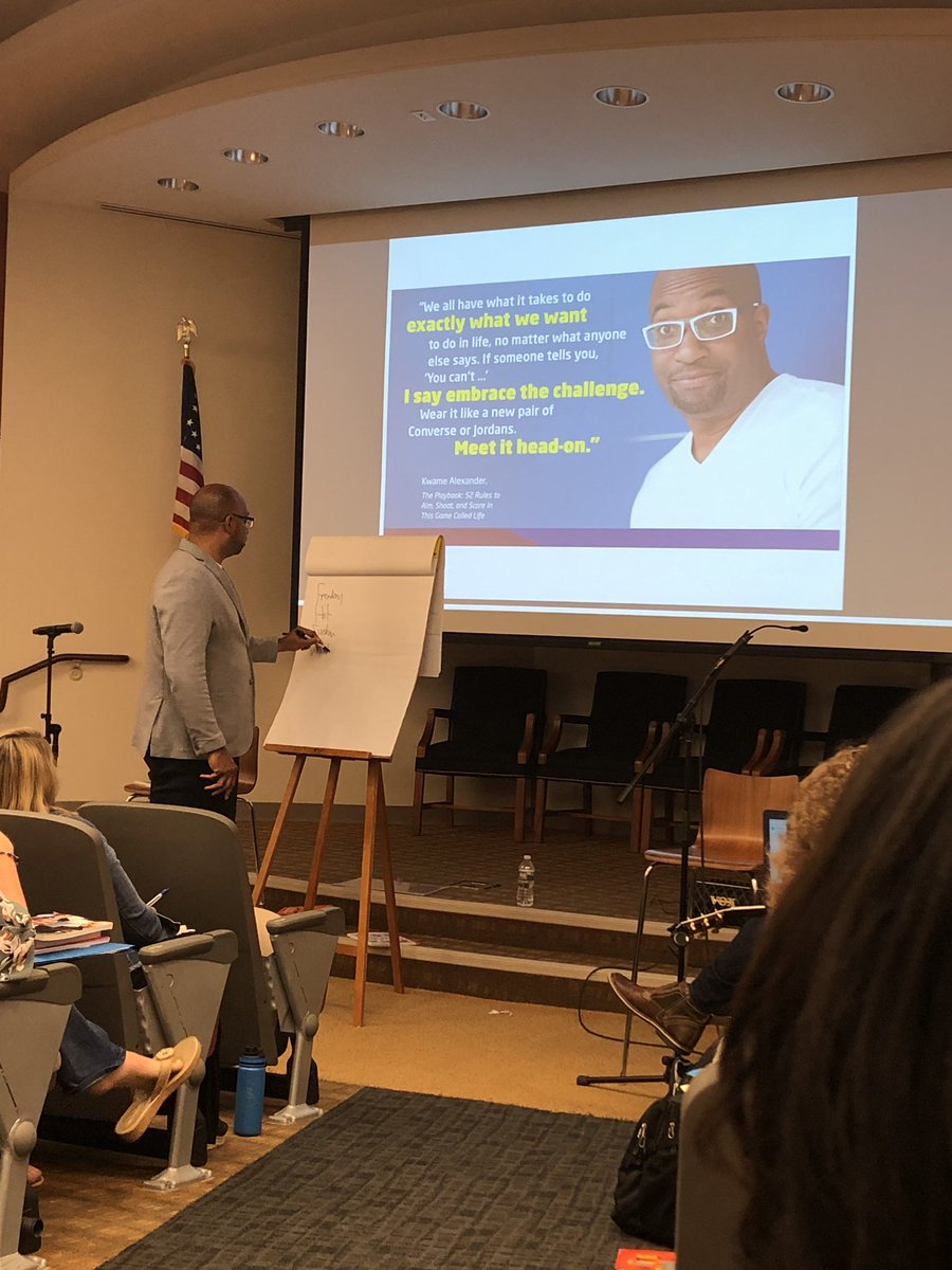 GRES_2ndGrade's tweet photo. Spent the day being inspired by Kevin Henkes, Bob Shea, and Kwame Alexander https://t.co/G94U0fD8A4