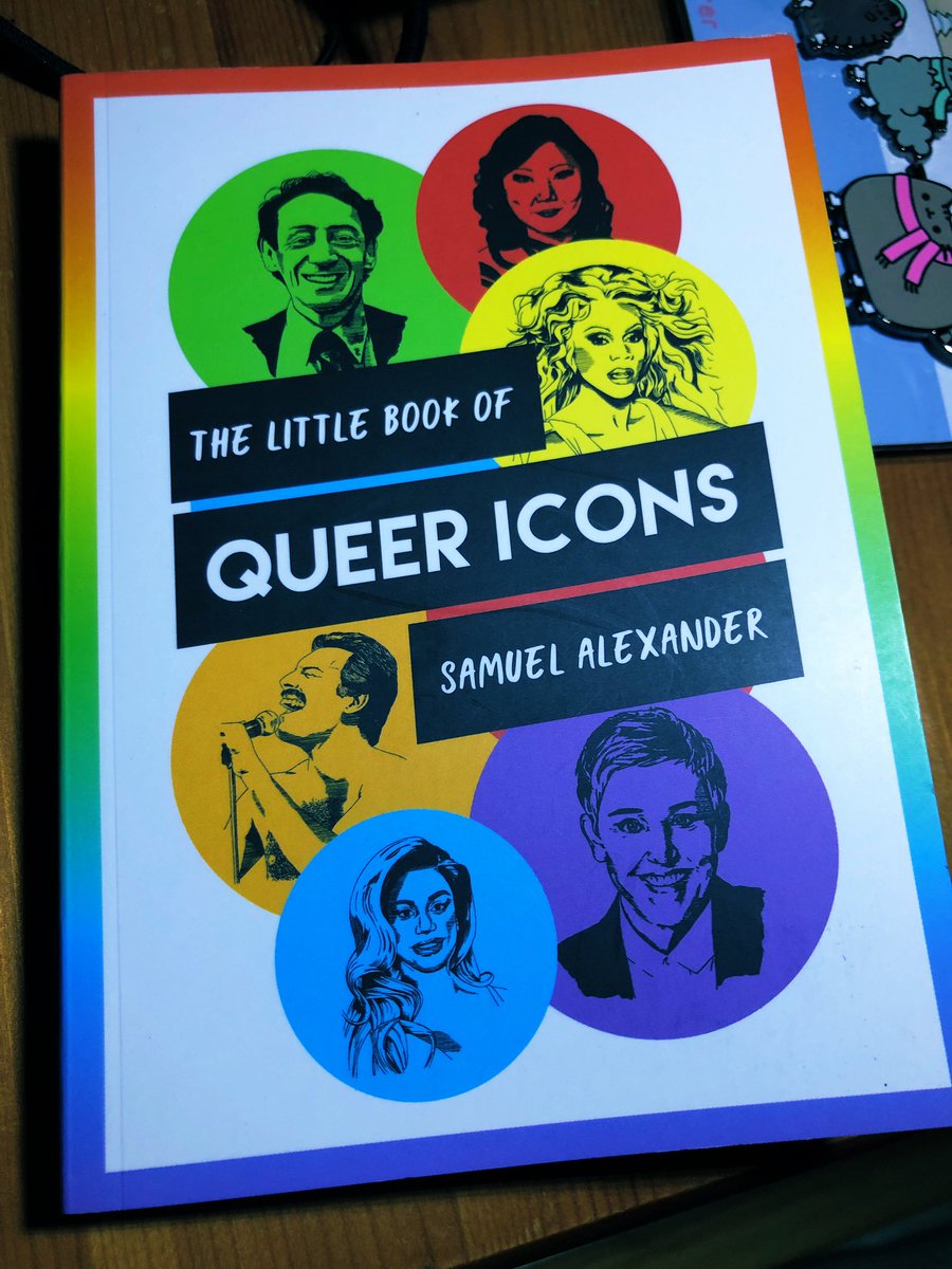 DropkickNoMercy's tweet photo. Couldn’t resist this awesome little book in a Glasgow Art Gallery shop. #QueerIcons https://t.co/2h1BSY9Ssw