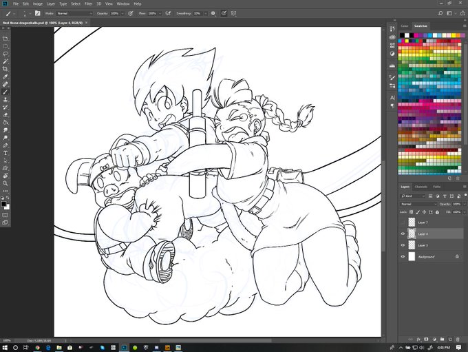 current canvas #DragonBall 