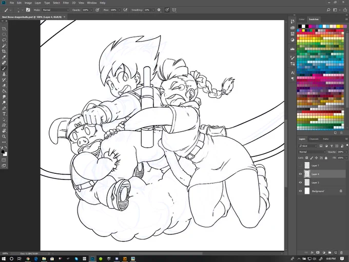 current canvas #DragonBall 