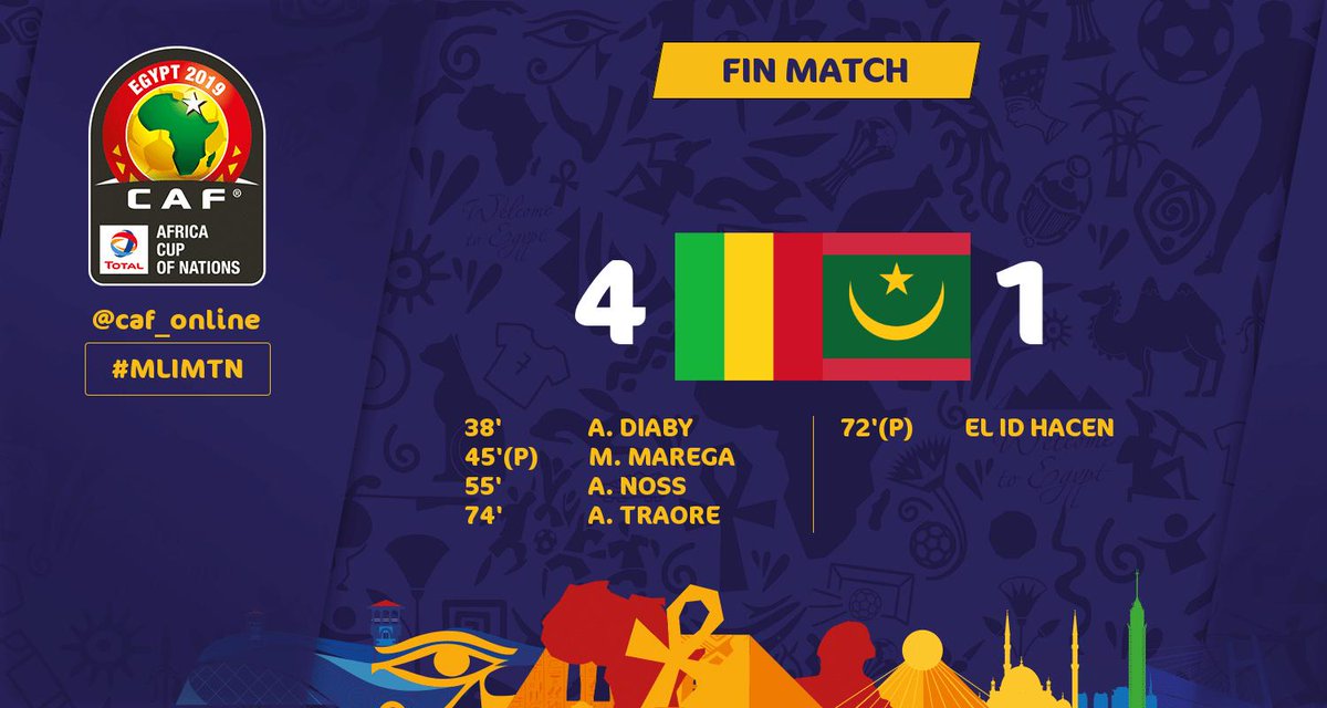 Orange_Mali's tweet image. Fin du match . Victoireeeeee foudroyante de nos Aigles face à la Mauritanie 
#TousdesAigles
#CANTOTAL2019 
#PipipiiiiipiiiiiiMali❤