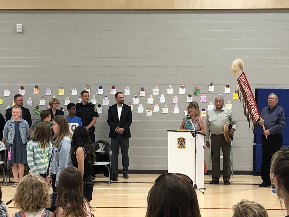 WPGAVGuy's tweet photo. Answering the Calls: A Child’s View if the 94 Calls to Action.  A proud @LauraSecordWSD held the launch of this incredible work today! Powerful. @c2chantelle1976 @WSD_Libraries @winnipegSD https://t.co/ulDkQBtUZ9
