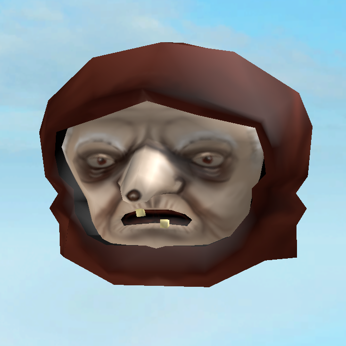 Ivy On Twitter Unused Feb 2010 Roblox Hat Wicked Witch This Hat Was Reworked Into What Would Be The Blind Rogue Hat Removing The Face And Adding A Blindfold Inside The Hood - roblox face texture ids