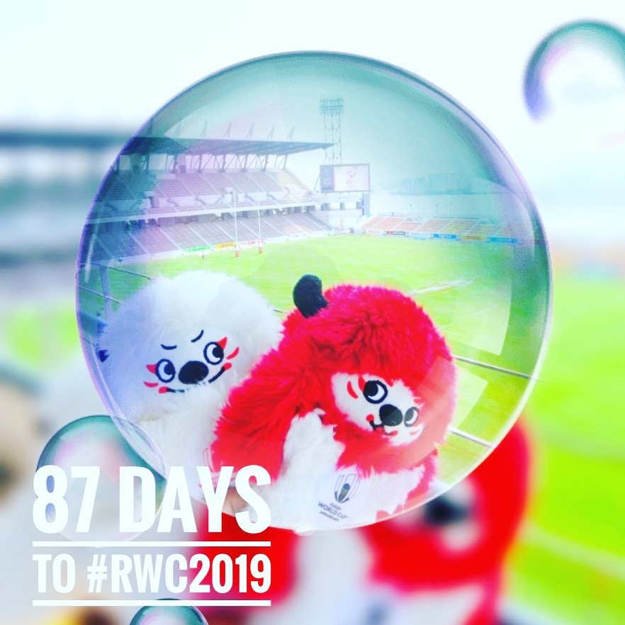 RYORYO's tweet photo. 87 Days To #RWC2019 !
#ラグビーワールドカップ2019 まで、あと87日!
#87DAYSTOGO
#87DTG
#87Days
#カウントダウン
#OnceInALifitime
#rugbyworldcup
#ラグビーワールドカップ
#今年はラグビーイヤー
#ラグビー 🏉
#rugbyjp
#JPN
#ラグビー日本代表
#OneTeam
#レンジー
#RenG
#withRenG https://t.co/2et20Yh3en