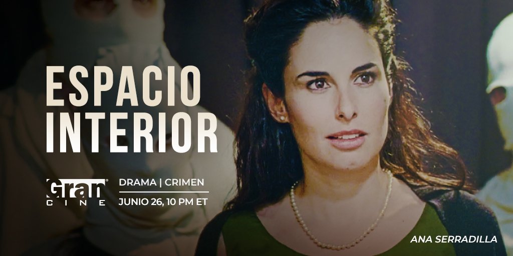 GranCinetv's tweet photo. Ana Serradilla te invita a su "Espacio Interior" 
"La producción🎬🎦 pretende enviar un mensaje de aliento por la difícil situación de inseguridad por la que atraviesa el país." #AnaSerradilla #grancinetv #espaciointerior #RichnessofInternalSpace  #actoreslatinos#cinemexicano https://t.co/6Wq4XAXhSW