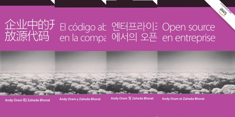 Open Source in the Enterprise book cover 4 languages.