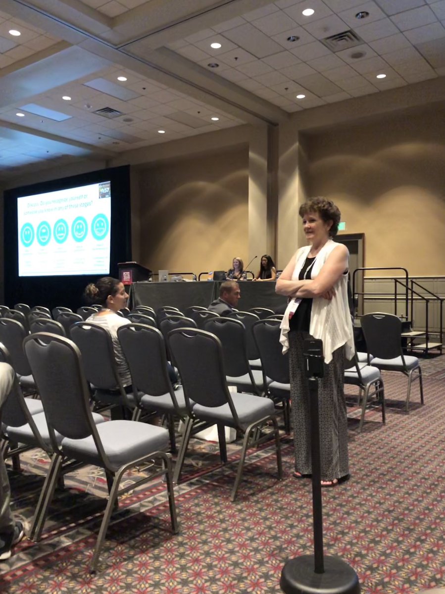 lisadham's tweet photo. Way to represent @NancyWTech  are you a 1aversion or 5 advocate? @Region10ESC #texasstISTE #DIGCIT #ISTE19
#digcitstateofmind   https://t.co/zxQ2Eav9r9 https://t.co/cjgTIMonZo