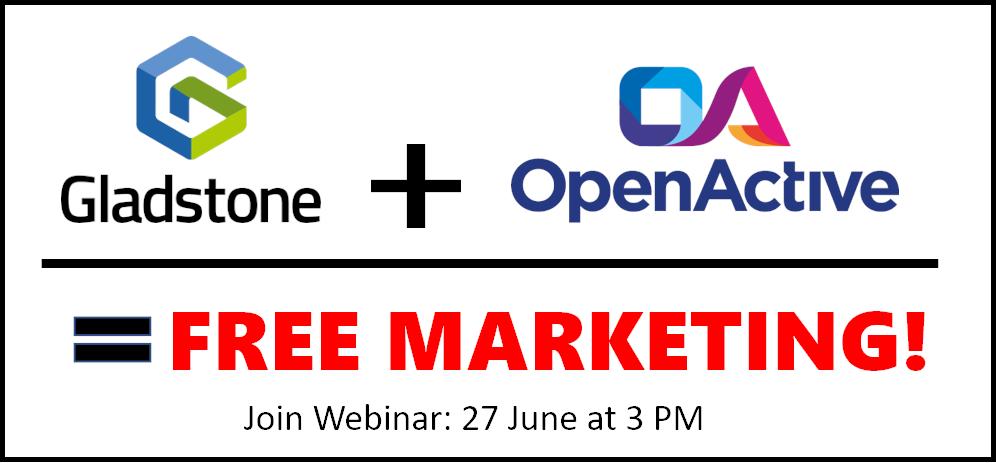 gladstonemrm's tweet image. Your Gladstone system supports the OpenActive data standards, publish activity/facility availability to 3rd party aggregator apps and the next release of the PHE &apos;Change4Life&apos; activity finder. Register for the Webinar #GladstoneMRM #OpenActive
bit.ly/2Ko2eck