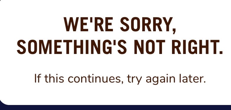 JoshReodica's tweet photo. Yo @ChipotleTweets is there something wrong with your online ordering? Cuz I’ve been trying to order for my WHOLE office for 20 minutes now and I keep getting an error... https://t.co/dsvLxAu334