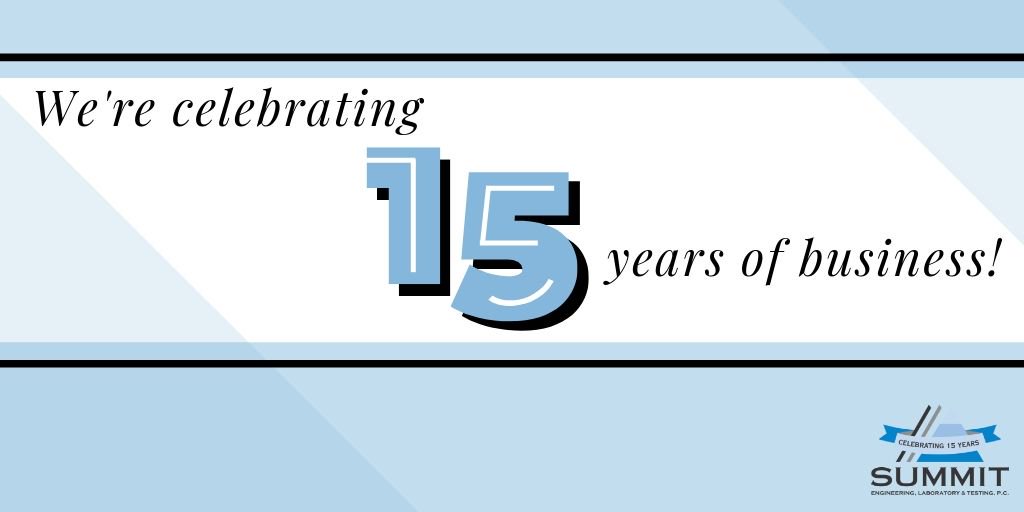 TheSUMMITCo's tweet photo. 2019 marks our 15th year in business! We would like to thank all of our employees, clients and partners for helping Summit grow over the last 15 years. #Summit15 https://t.co/jJp1vfTsEb