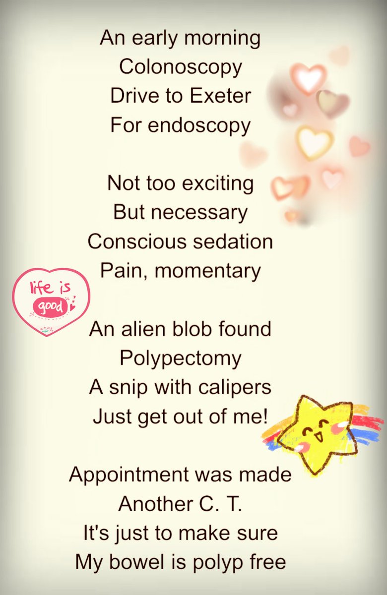 #melanoma #Cancer #colonoscopy #sigmoidoscopy #polypectomy #LookingAfterMe