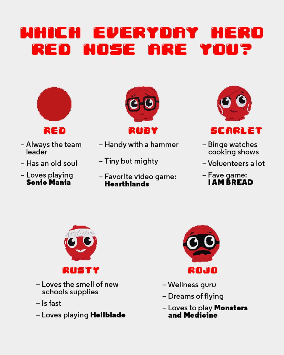 Comic Relief US on Twitter: "Tag yourself and support Red Nose Day at https://t.co/A7FasVw5TF. @humble / Twitter