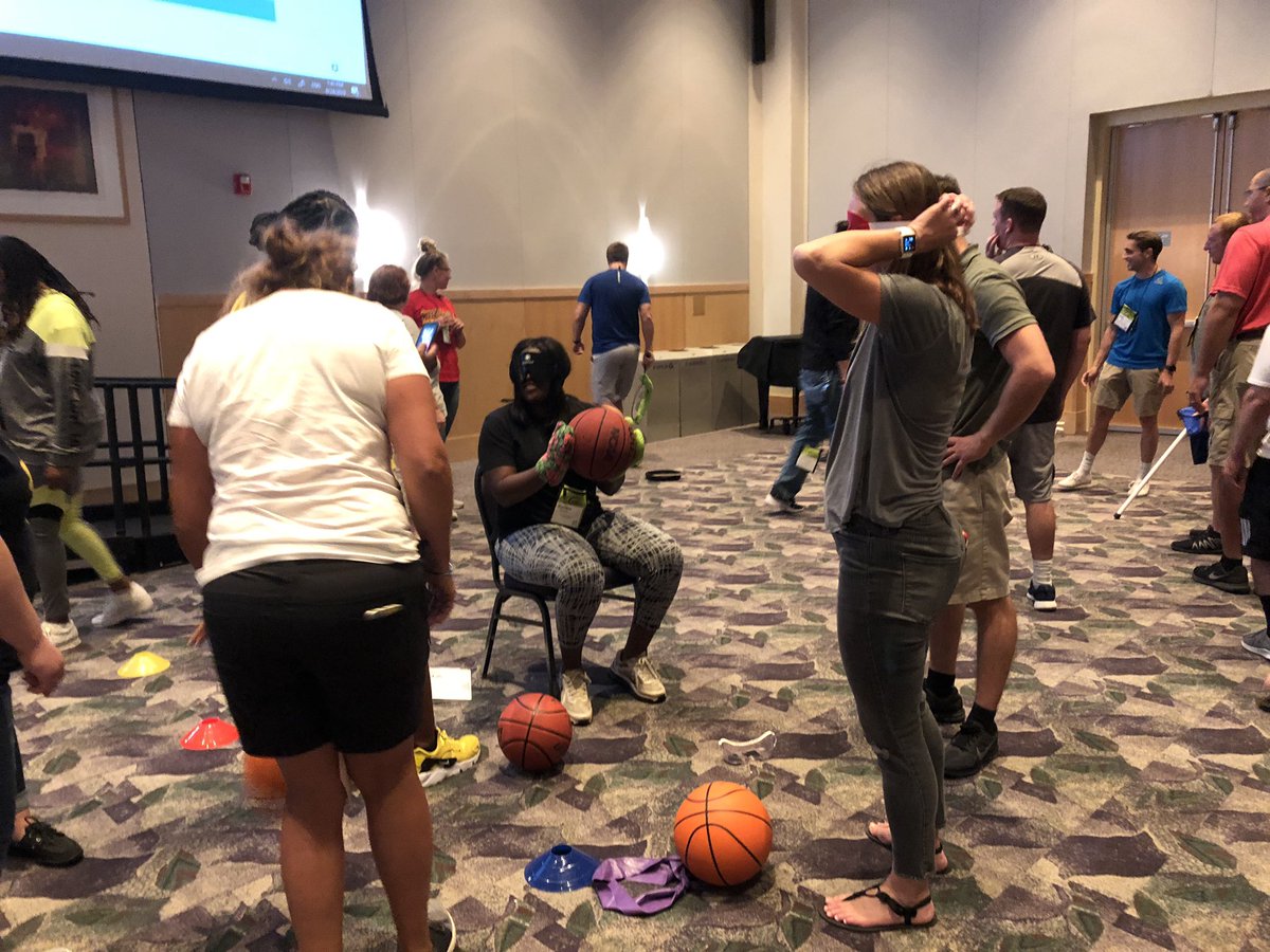 SheilaVAHPE's tweet photo. We should all experience walking in their shoes @mmortonadpe @UVACAPE1 #APEcta2019 @JMU_CTA https://t.co/rSRPnbAQGl