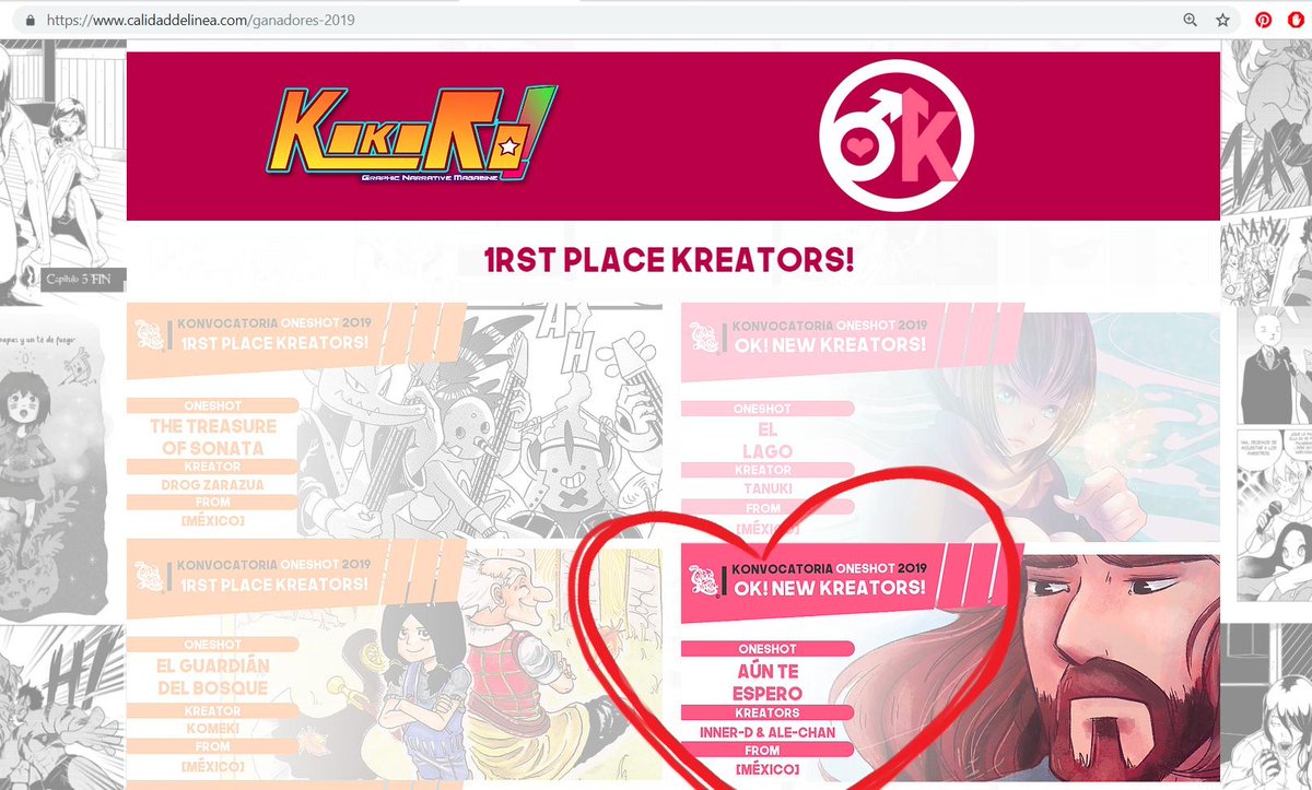 DivHiNO's tweet photo. Ya se anunció que @innerd y @alechanclas son unas de las ganadoras de la convocatoria de #OKblMagazine y su historia será publicada en este número de la revista :D ¿Quién más irá a comprarla? https://t.co/Gb9JU0VkMl