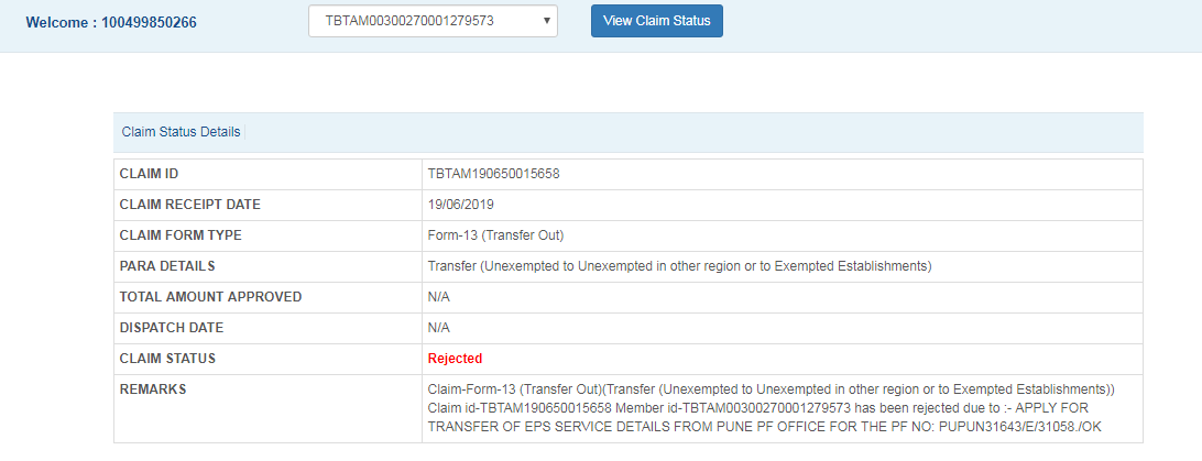 chetanlbehere's tweet photo. @santoshgangwar @epfindia I am trying to transfer my PF from DXC Technology(previous) to current company (Fiserv) this is 2nd time getting rejected. I have already transferred my PF from Capgemini to DXC, why they are asking for EPS Pune office. Claim ID TBTAM190650015658 https://t.co/KJXgAKgcbb