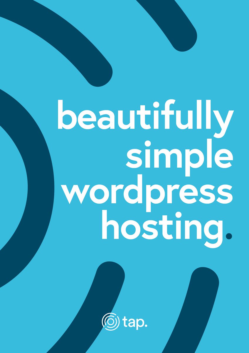 Beautifully Simple WordPress Hosting! thisistap.com