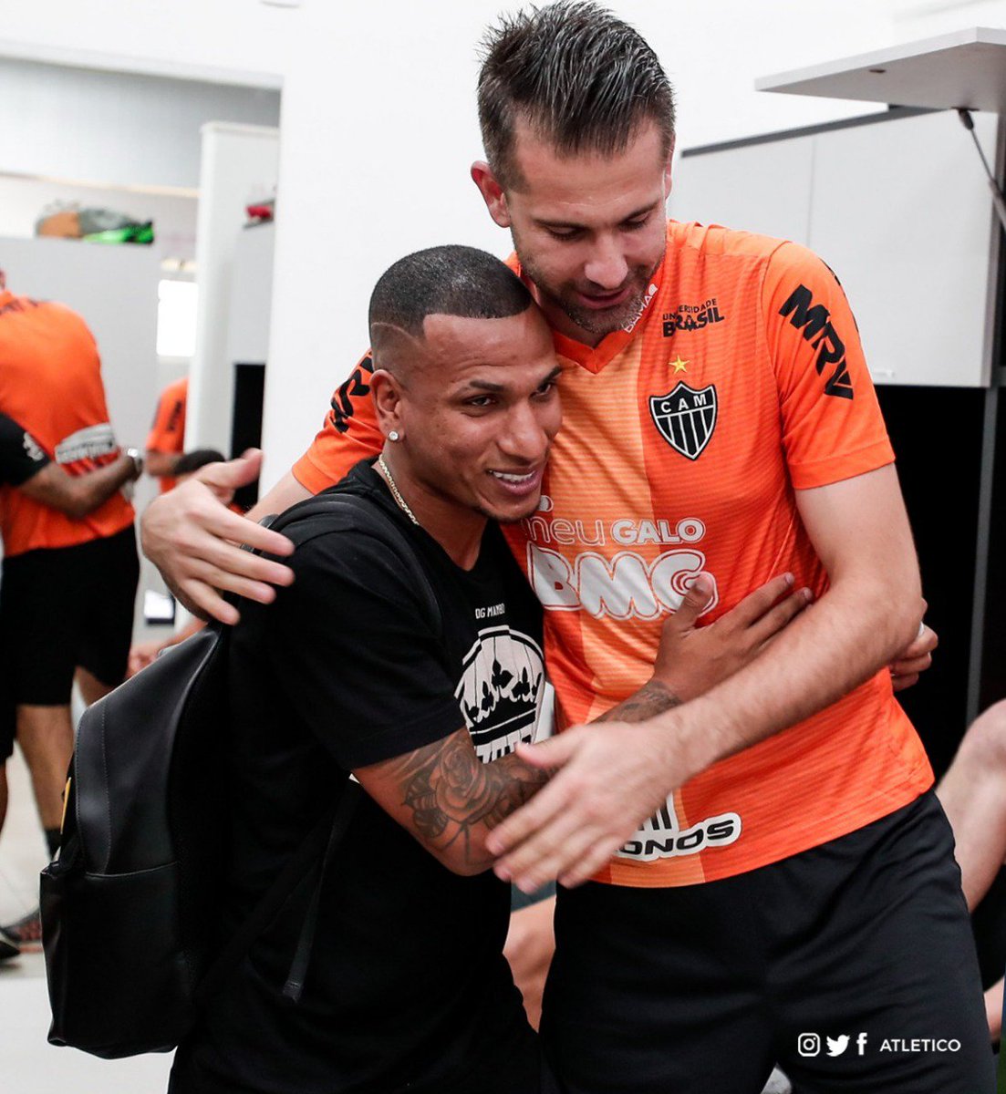Atletico's tweet photo. 🔙🦂🇻🇪 Ele está de volta! 

Seja bem-vindo novamente, Otero! 

Aqui é #Galo! 🏴🏳️ https://t.co/gXilrWIb7Y