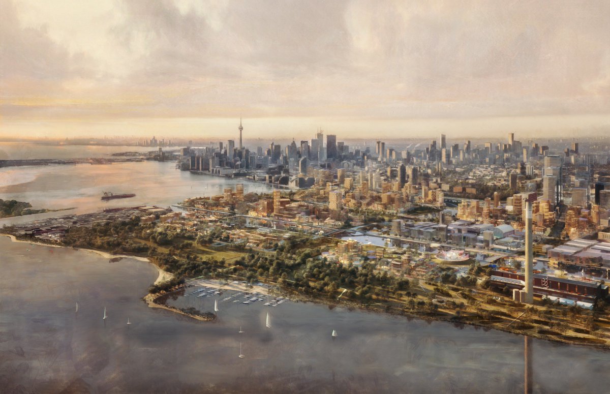 Toronto Tomorrow includes detailed plans for Quayside, a five-hectare site primarily owned by <a href="/WaterfrontTO/">Waterfront Toronto</a>, and envisions a new headquarters for @GoogleCanada on the western edge of Villiers Island to serve as an economic anchor for the revitalization of the Port Lands.