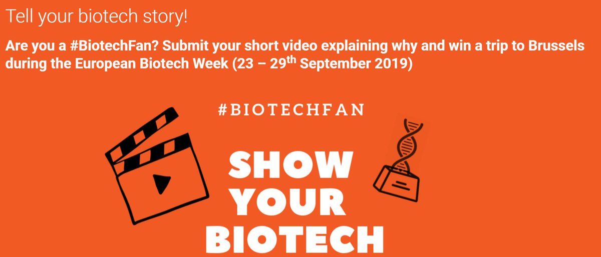 SaatgutKannMehr's tweet photo. Video-Wettbewerb für (junge) Wissenschaftler, Studenten, #Biotech-Fans. Ausgeschrieben von @EuropaBio - Gewinn: Trip nach Brüssel zur #EuropeanBiotech Week im September. Info unter https://t.co/QAJiceBUmT https://t.co/s2y7JqyfQ2